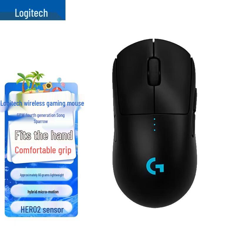 

Logitech GPW 4th Gen Wireless Gaming Mouse