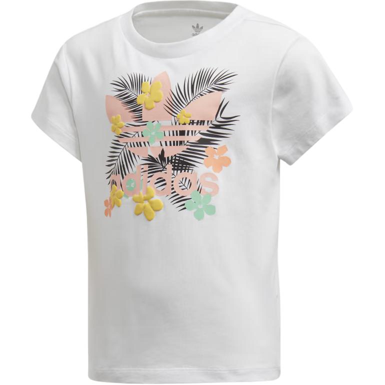 Adidas Originals T Shirt White Children Aged 3 7 Years Old FM4942 116
