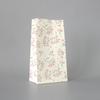 Small Floral Polka Dot Candy & Gift Paper Bag (Handle-Free, Flat Pocket for Cosmetics & Wedding Favors)