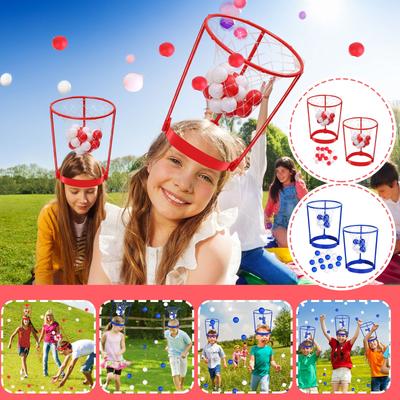ספורט ירי כדורסל תקורה צעצוע משחק אינטראקטיבי רב משתתפים לבית ולחוץ חישוק ראש כדורים צעצוע זריקה מתנה