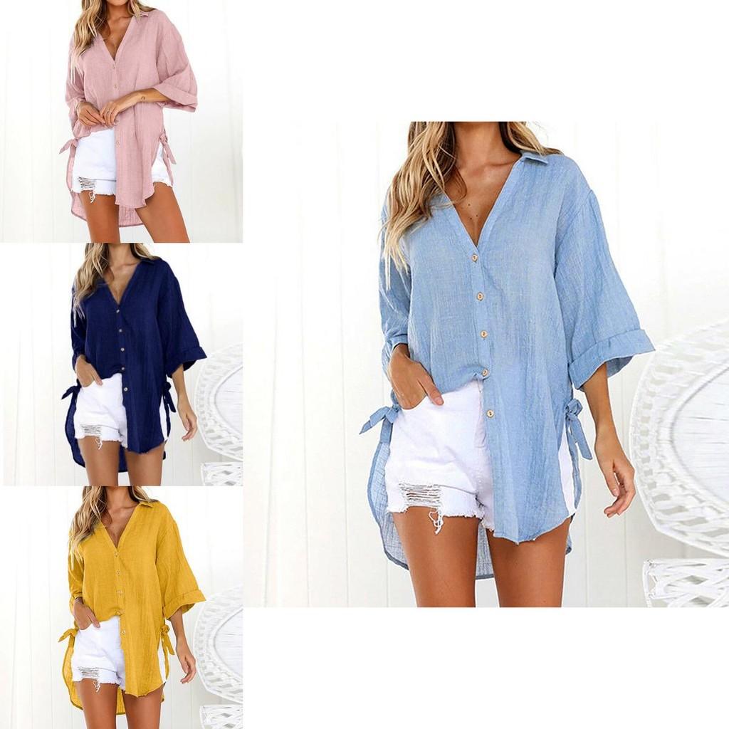 Women's Loose Button Long Shirt Dress With Premium Quality Fabric For Everyday Comfort