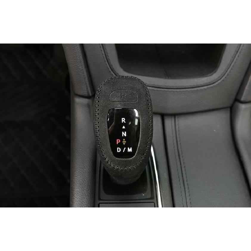 Suede Black Center Console Gear Shift Knob Cover Trim For Cadillac XT5 2020-2022
