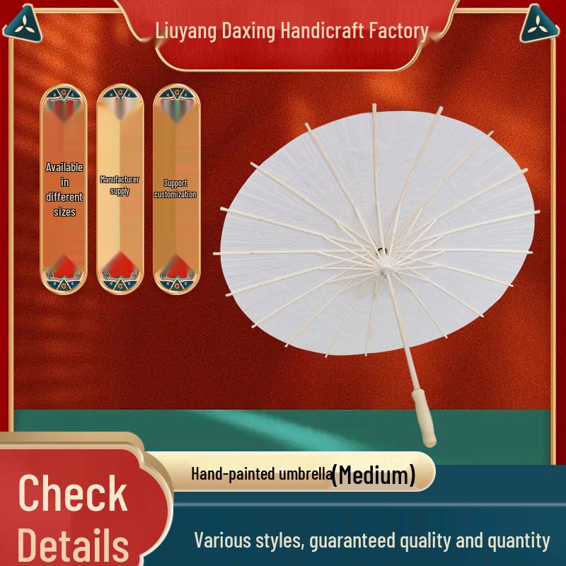 DIY Prázdný papírový deštník pro kreativní dětské malování a vybarvování