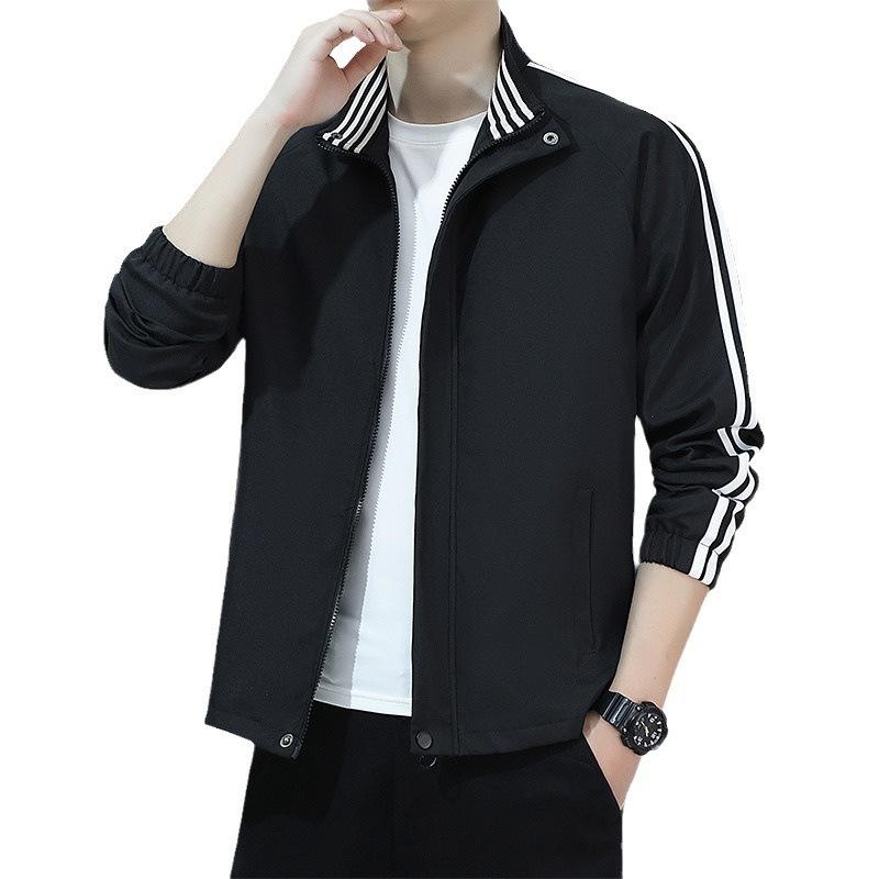 Jacket Men's Spring and Autumn New Korean Edition Trend Stand-Up Jacket Casual Loose Autumn Men's Clothing