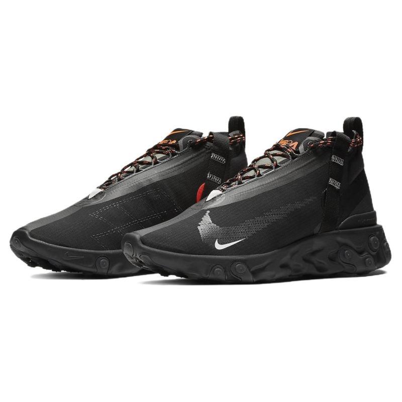 Nike React Runner Mid Wr Ispa Black Sneakers AT3143-001