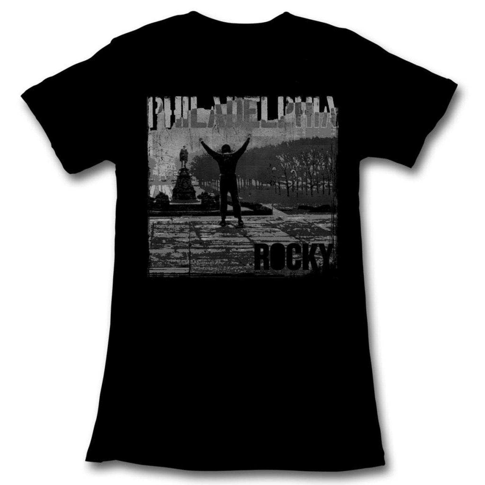 Rocky Philadelphia Black Junior Women s T-Shirt S