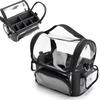 Adjustable Strap Portable Cosmetic Bag Clear Makeup Tools Organizer  Skincare
