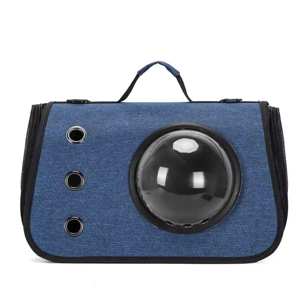 

Foldable Portable Pet Bag Large Capacity Cat Carrying Bag Pet Handheld Bag Cat Carrying Supplies синій