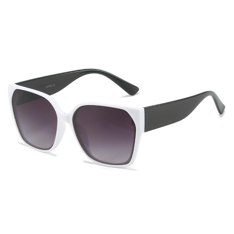 

Квадратные солнцезащитные очки, Ретро квадратные очки с большой оправой, Уличная фотография Литературные солнцезащитные очки. New