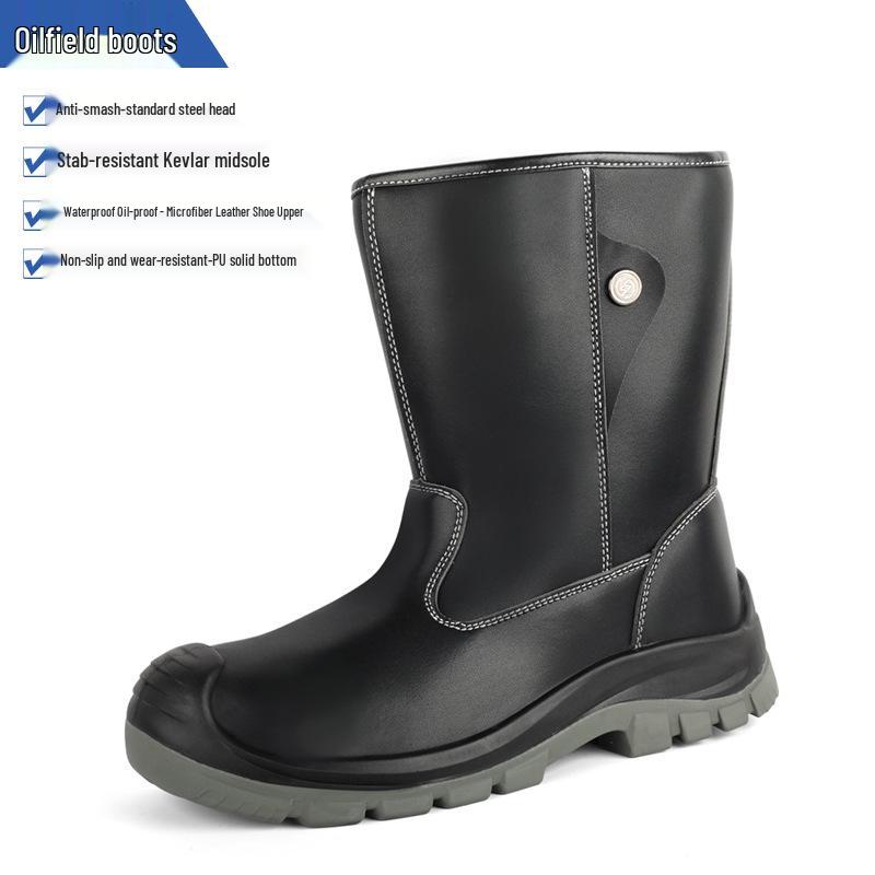 Insulated Electrician Safety Shoes: Anti-Smash, Anti-Puncture, Waterproof, Oil-Proof, Plastic Toe Cap, Low-Top Work Shoes
