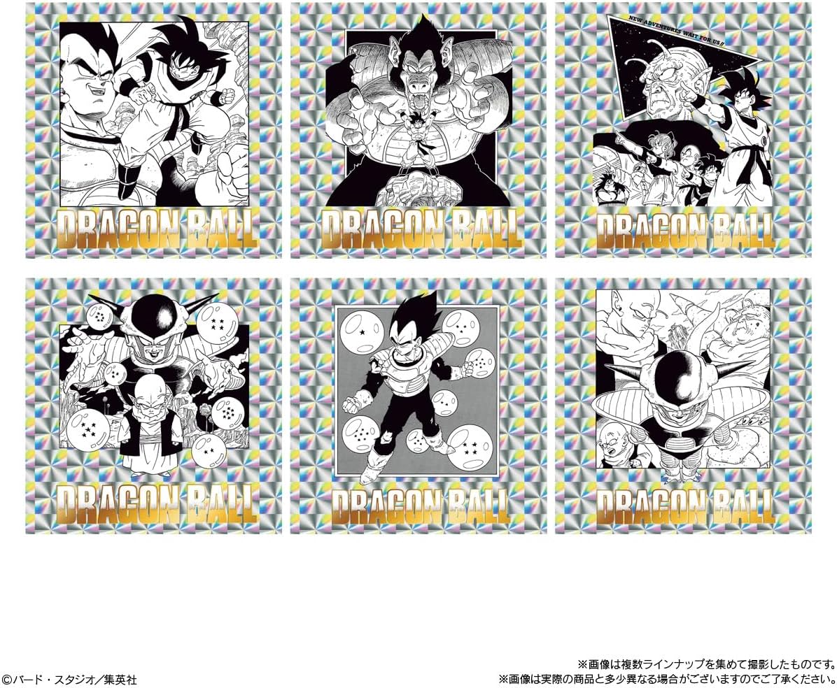 

Bandai Dragon Ball 40th Anniversary Original Illustration Sticker Wafer 2 Wafer Candy Toy Set of (Baked Confectionery) [BOX 20]