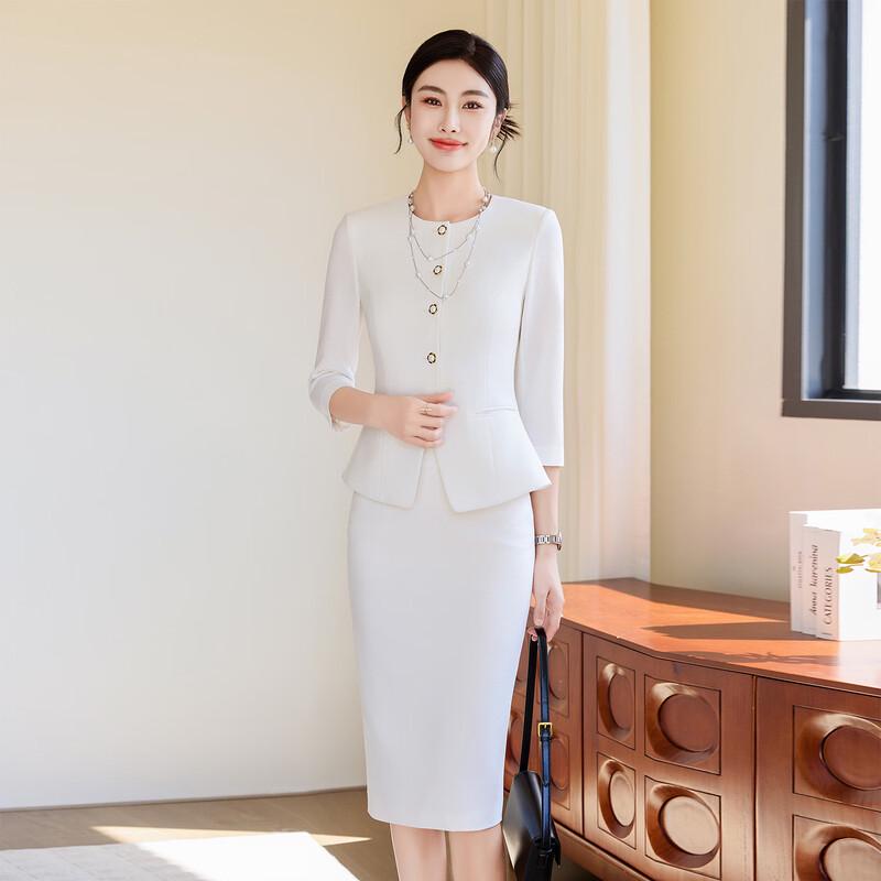 Women's Chic Summer Professional Suit Skirt Set