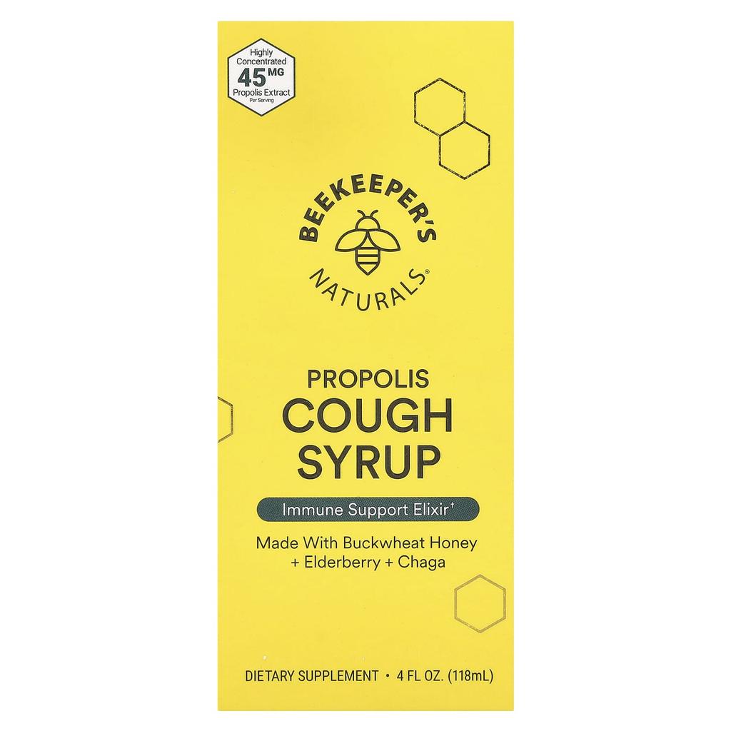 Beekeeper'S Naturals, Propolis Cough Syrup, 118Ml (4Fl Oz)