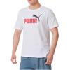 PUMA ESS T Shirts Men's White Crew Neck Moderate 688948-02