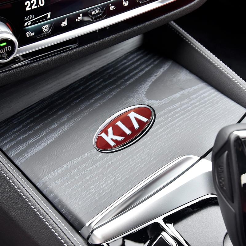 Car Metal Emblem Wiper Stickers Reflective Decor Decals For Kia Cerato