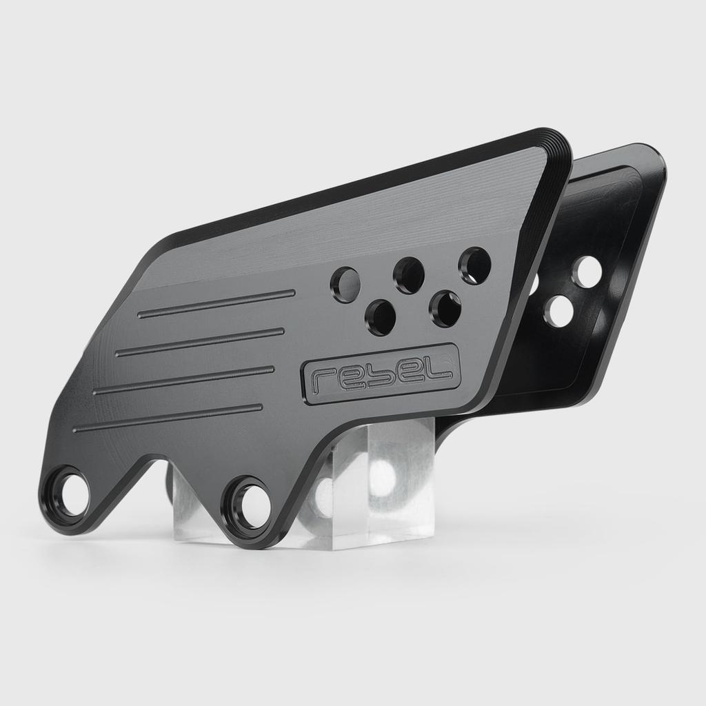 WOOGA Motorcycle Front Footpeg Protection Cover Footpeg Footrest Set Foot Plate Guard Protector Applicable Models Honda Rebel CMX1100 / DCT CMX 1100 P