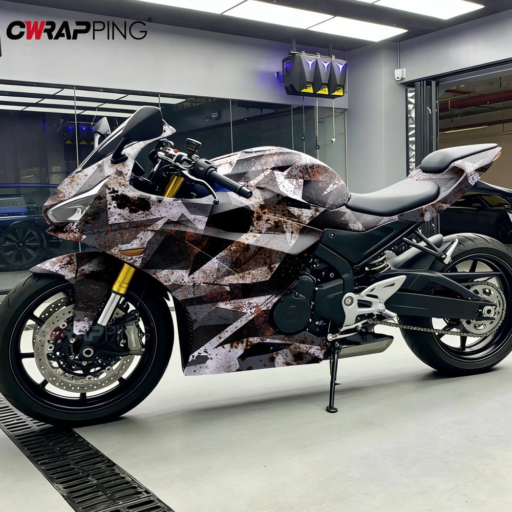 Car Tuning Accessories Auto Rusty Camouflage Film Stickers for Car Wrapping Vinyl Motorcycle Vinyls Waterproof Paint Motorcycles