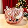 Cute Christmas Reindeer TPR Squishy Toy Soft Slow Rebound Stress Relief Fidget Gift Box Set Kawaii Holiday Present 14 Years