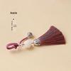 Elegant Lotus & Palace Bell Tassel Keychain Pendant for Bags & Cars