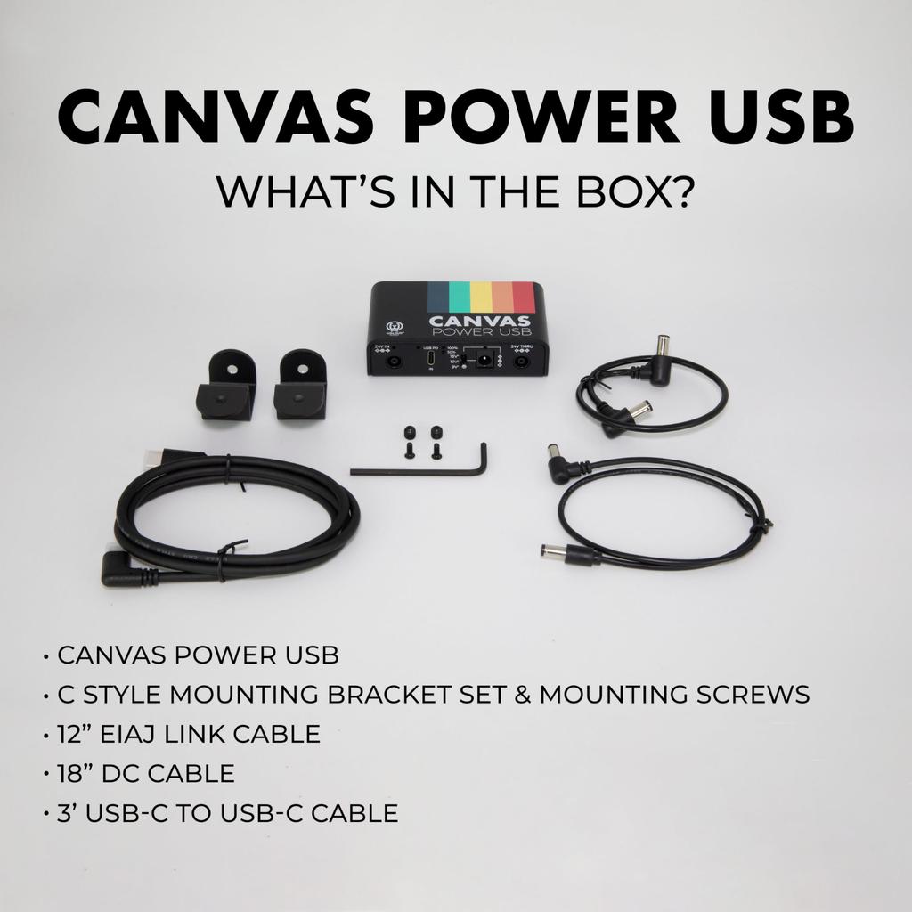 Walrus Power USB USB PD Compatible Power Supply Audio/Canvas WAL-CANV/PWRUSB