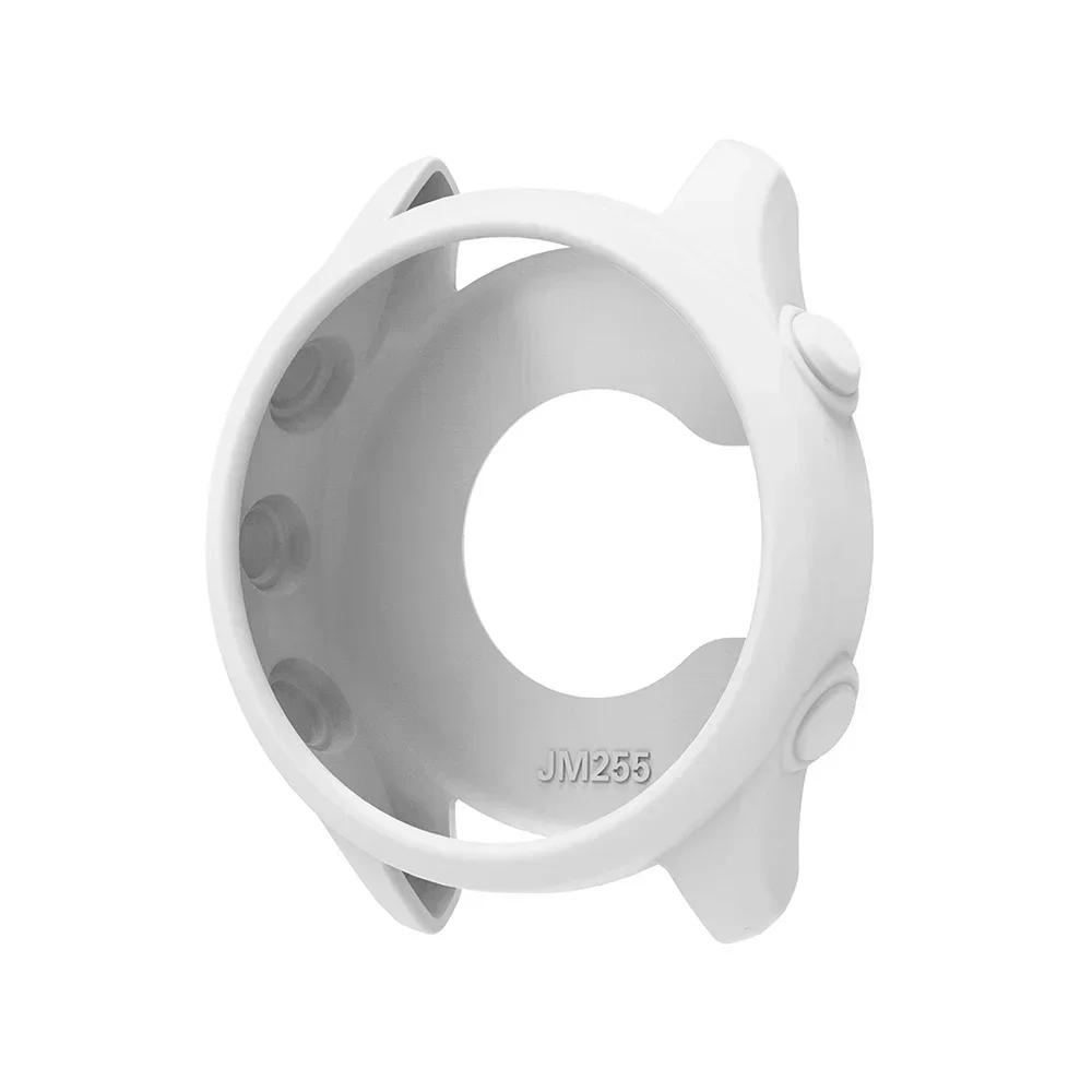 

Мягкий силиконовый защитный чехол для Garmin Forerunner 255 265 Protector Shell Frame Bumper Cover Forerunner 255 265 белый