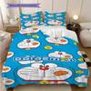 Doraemon Adventure Begins Threepiece Set 1 Duvet Cover 2 Pillowcase Without Core Bedding Set Soft And Comfortable Duvet Cover And Pillowcase