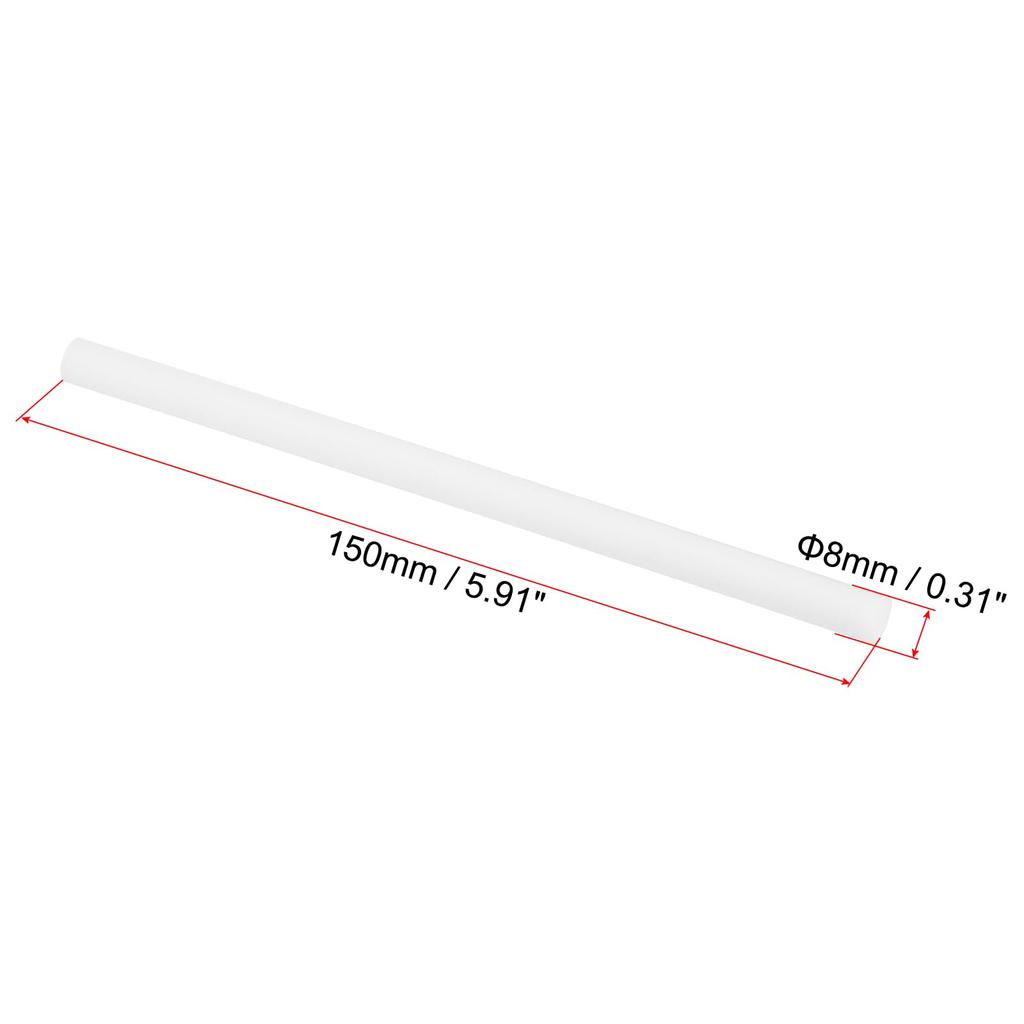 PATIKIL Humidifier Cotton Filter Refillable Filter Core Replacement for USB Mini Humidifiers and Portable 150 x White Sticks, 20-Piece Diffusers, 8mm,