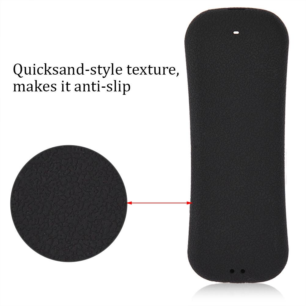 Shockproof Anti Slip Protective Silicone Cover Case for   TV 4 Remote Black
