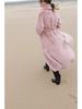 Faux Fur Long Coats Women Jackets Overcoats Lace Up Turn Down Collar Full Sleeve Open Stitch Thick Loose Y2k  Autumn Winter