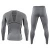 Mens Compression Base Layer Set Winter Skiing Quick Dry Thermal Underwear Tight Fit Snow Sports