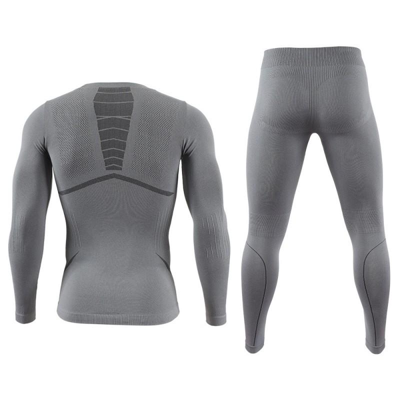Mens Compression Base Layer Set Winter Skiing Quick Dry Thermal Underwear Tight Fit Snow Sports