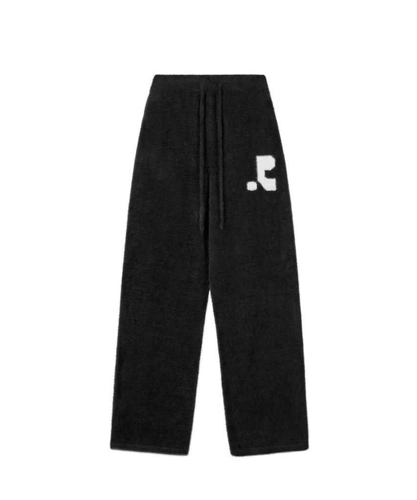 REST&RECREATION Hairy Knit Pants - Black