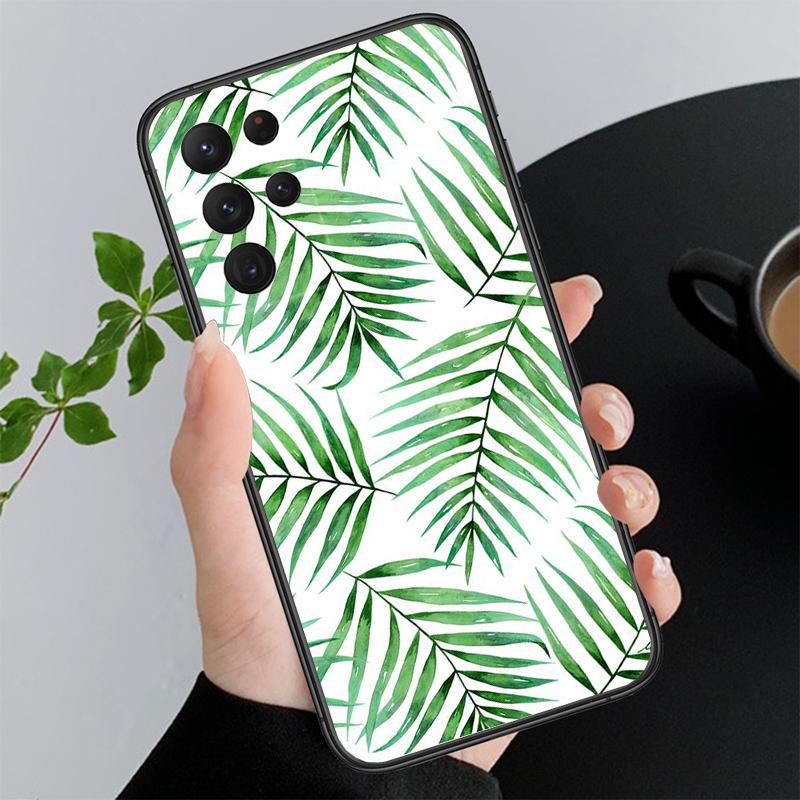 Palm Tree Leaves Phone Case For Samsung A52S A21S A33 A23 A13 A14 A32 A52 A53 A54 A51 A71 M51