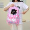 3Pcs/set Anime Naruto Canvas Backpack for Girl with Lunch Bag Pen Case Backpack Student Back To School Backpack Rucksack Mochila