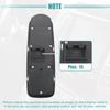 ACROPIX Front Left Driver Side Master Power Window Switch Fit for Porsche Cayenne (92A) 2014-2021 No.7PP959858AE - Pack of 1 Black