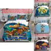 Dog Man Bed Set With Polyester Fabric Modern Minimalist Style For Bedroom Decor