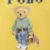 Polo Ralph Lauren FW22 Bear Print Crewneck Sweater Women Sweater Yellow 211872981-001