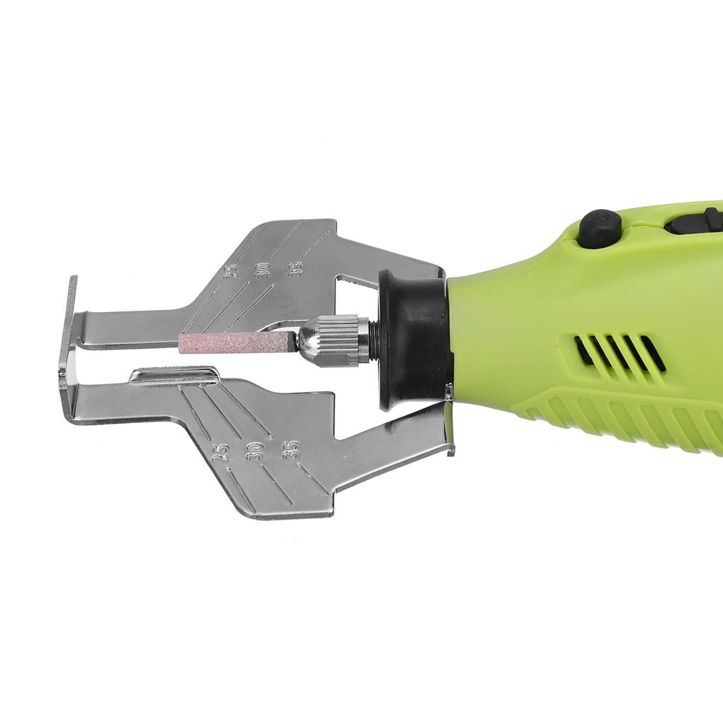 20000 U/min Mini Akku-Elektroschleifer-Set Kettensägen-Schärfgerät Schleifmaschine Wiederaufladbares Schnitz-, Trimm-, Polierwerkzeug 27,3*5cm