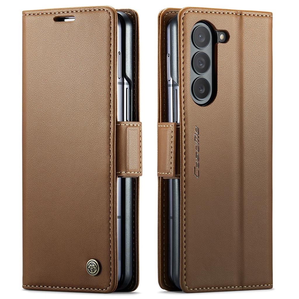 CaseMe Wallet Case for Samsung Galaxy Z Fold 7 6 5 Premium PU Leather Flip Case Magnetic Credit Card Holder Phone Cover