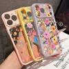 Colorful Flower Pattern Case For iPhone 17 Pro Max For iPhone 16 15 14 13 Pro Max Luxury Hybrid TPU+PC Clear Back Hard Cover