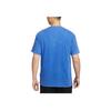Nike Comfortable Fashionable Minimalist Versatile Short Sleeve T-Shirt Men Tops Blue HJ3316480
