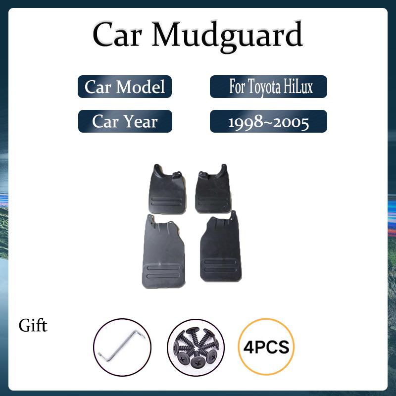 Car Muds Guards For Toyota HiLux 4WD 1998 1999 2000 2001 2002 2003 2004 2005 Dustproof Mud Fender Flare Mudflap Auto