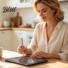 Stilo ad Alta Sensibilità Penna a Doppia Punta per Touchscreen Punta a Disco e in Silicone 2-in-1 Penna Touch Universale per Tablet Capacitivo Tavoli Telefoni