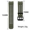 Marin Sport Tvåfärgat Band För Samsung Galaxy Watch 7 6 5 Pro 4 FE 40mm 44mm Silikonrem Utan Mellanrum Galaxy 4 6 Classic 5Pro Band