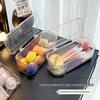 Acrylic Transparent Storage Box for Cosmetics, Makeup Brushes, and Pens