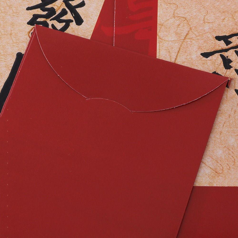6pcs/set Paper Spring Festival Red Pocket Chinese Style New Year Bless Pocket  Spring Festival