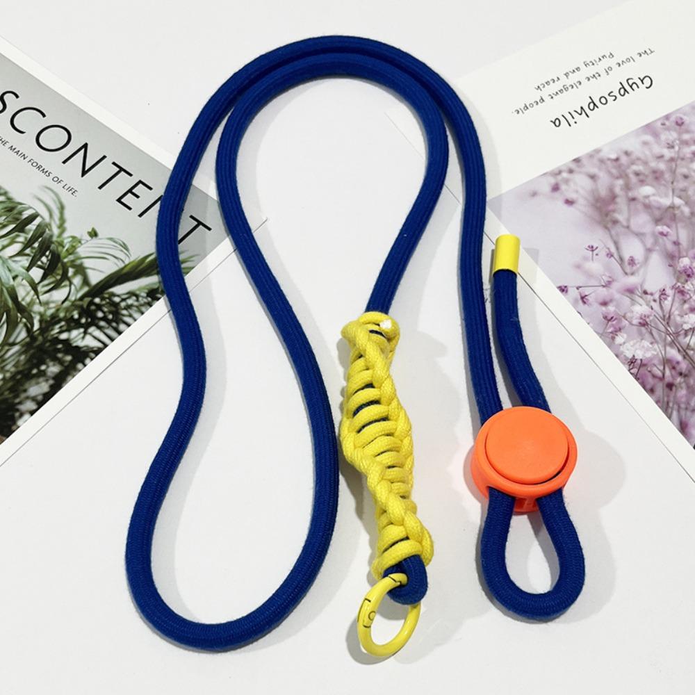 Braided Rope Phone Lanyard Adjustable Diameter Accessories Crossbody Phone Lanyard  Outdoor