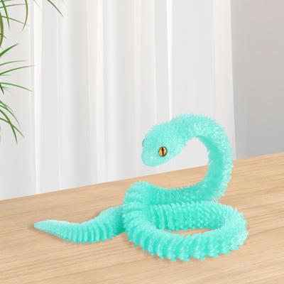 30cm/40cm/60cm 3D Printed Snake Ornament Movable Joints Bedside Table Snake Figurine Prank Toy