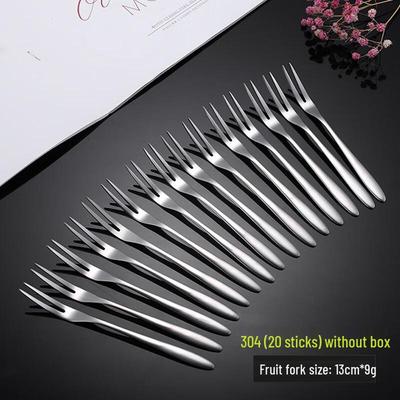 Cute 304 Stainless Steel Fruit Fork Set