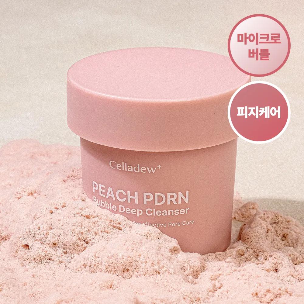 Celladew Peach PDRN Bubble Deep Cleanser 90g